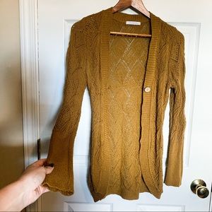 Mustard cardigan